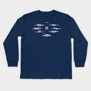 Main Nautical Knots Kids Long Sleeve T-Shirt